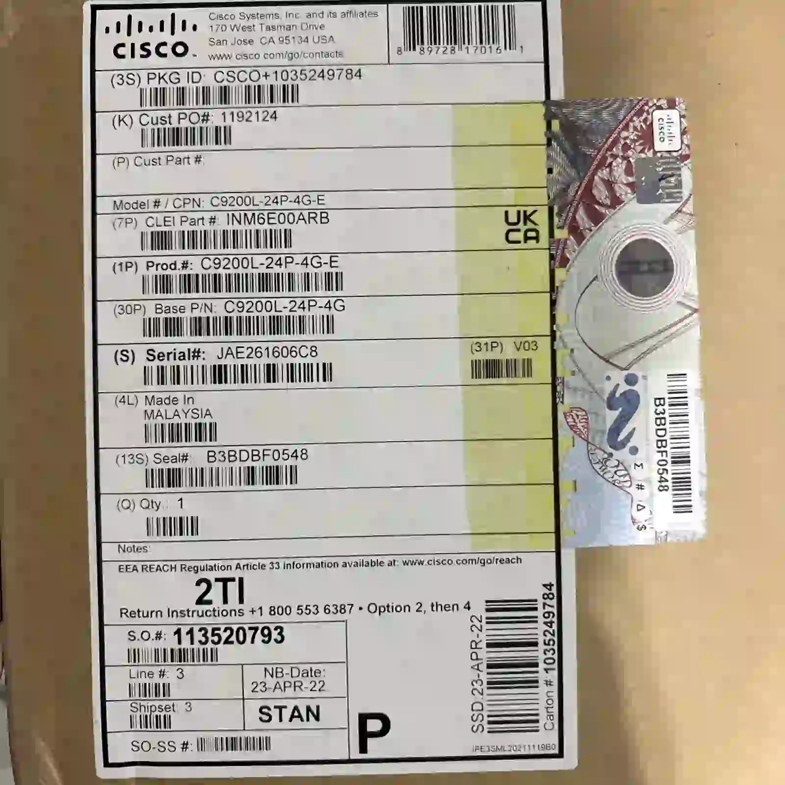 cisco-catalyst-ws-c2960-24pc-s-label-closeup - cisco-switches