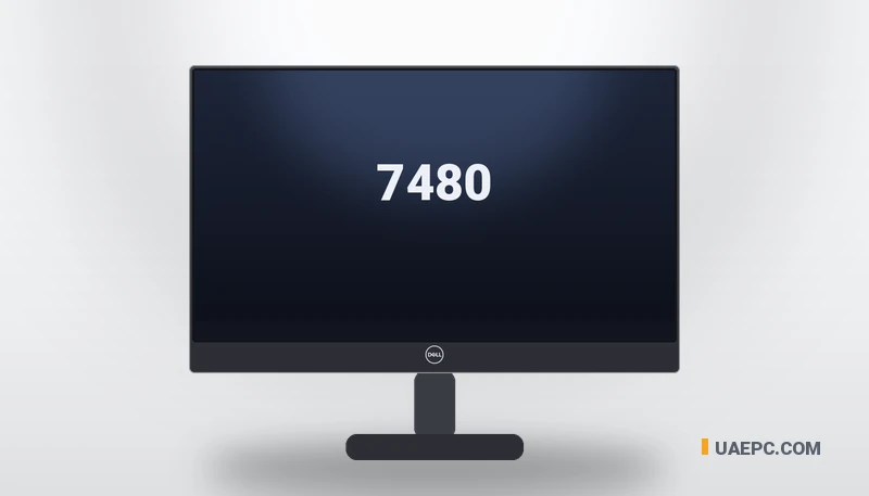 Refurbished Dell 7480 i5 10TH/8GB/256GB/24" all-in-one PC — wholesale from the UAEPC warehouse, UAE