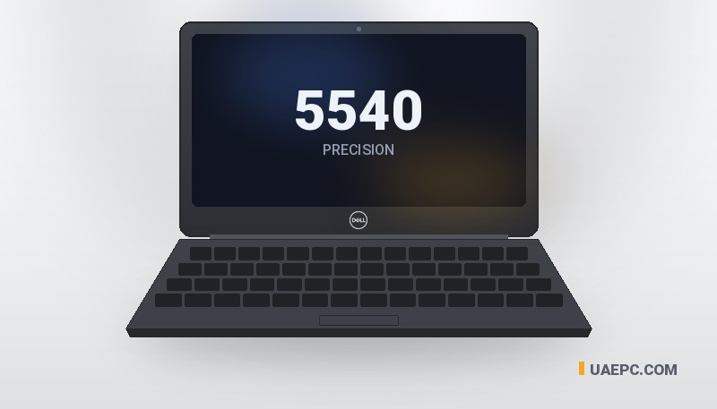 Refurbished Dell Precision 5540 i7 9TH/16GB/256GB/15.6" business laptop — wholesale from the UAEPC warehouse, UAE