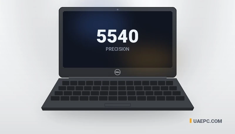 Refurbished Dell Precision 5540 i7 9TH/16GB/256GB/15.6" business laptop — wholesale from the UAEPC warehouse, UAE