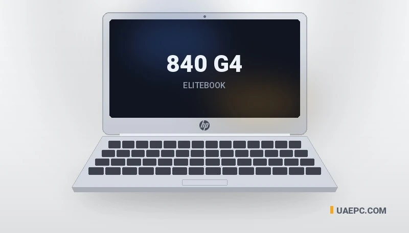 Refurbished HP 840 G4 i5 8TH/8GB/256GB/14" business laptop — wholesale from the UAEPC warehouse, UAE
