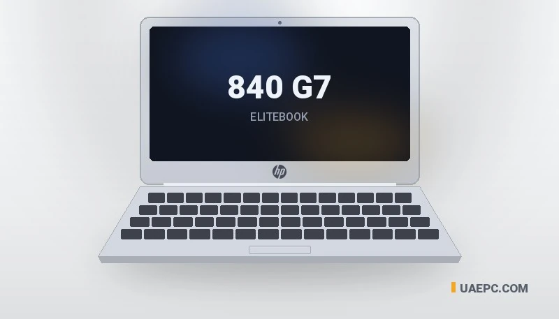 Refurbished HP 840 G7 i5 10TH/8GB/256GB/14" business laptop — wholesale from the UAEPC warehouse, UAE