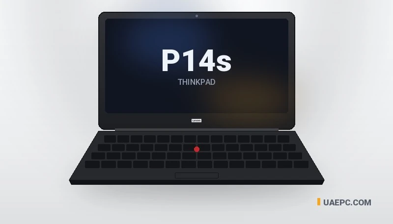 Refurbished Lenovo P14s i7 10TH/8GB/256GB/14" business laptop — wholesale from the UAEPC warehouse, UAE