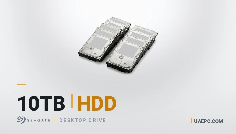 Used HDD 3.5 Brand Seagate 10TB — wholesale from the UAEPC warehouse, UAE