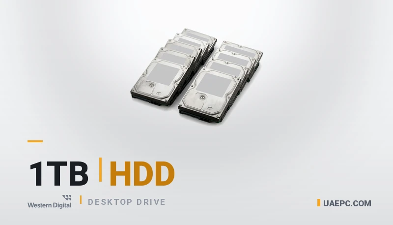 Used HDD 3.5 Brand WD 1TB — wholesale from the UAEPC warehouse, UAE
