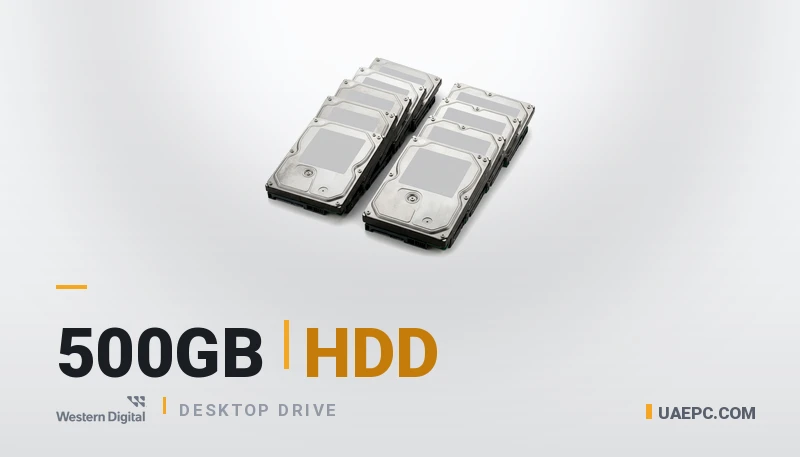 Used HDD 3.5 Brand WD 500GB — wholesale from the UAEPC warehouse, UAE