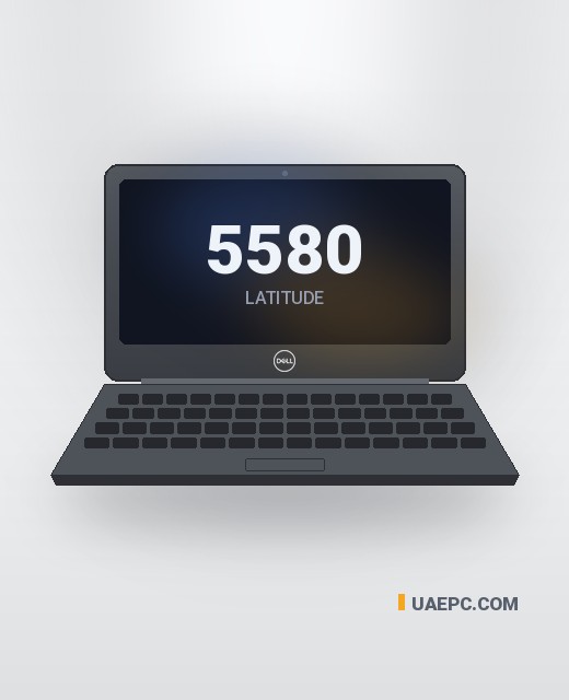 Refurbished Dell 5580 i5 7TH/8GB/256GB/15.6" business laptop — wholesale from the UAEPC warehouse, UAE