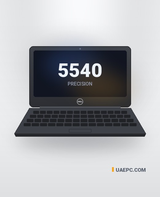Refurbished Dell Precision 5540 i7 9TH/16GB/256GB/15.6" business laptop — wholesale from the UAEPC warehouse, UAE