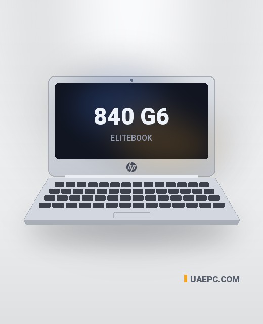 لابتوب مستعمل HP 840 G6 i7 8TH/8GB/256GB/14" — شراء بالجملة من مخزن UAEPC الإمارات
