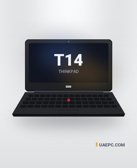 Refurbished Lenovo T14 Gen2 i7 11TH/16GB/256GB/14" business laptop — wholesale from the UAEPC warehouse, UAE